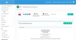 Desktop Screenshot of bip.cewice.pl